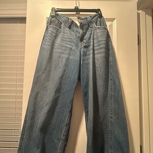 Hollister Women's Wide Leg Blue Jeans